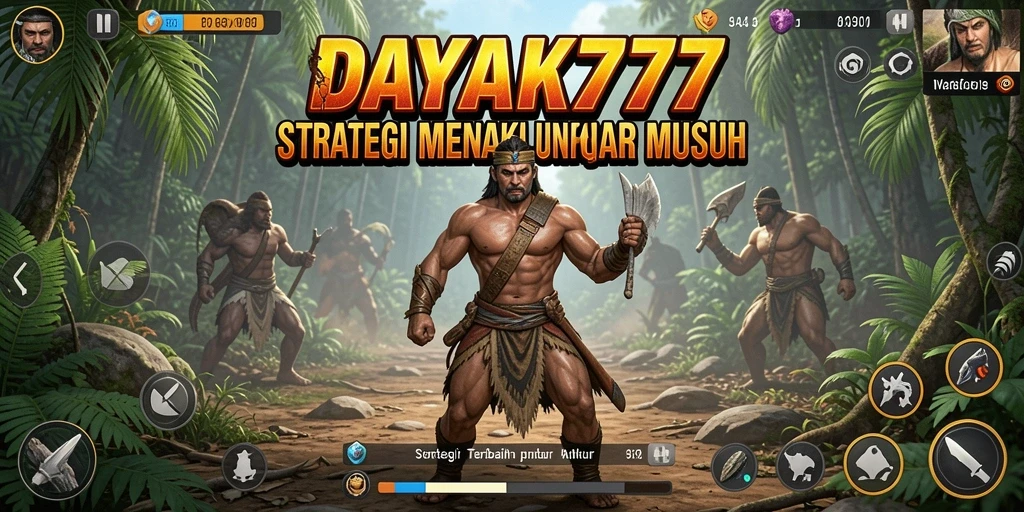 Tampilan perpaduan strategi dan aksi di DAYAK777.