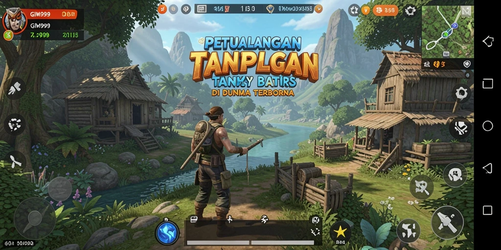 Gameplay GIM999 yang menakjubkan dalam dunia terbuka.