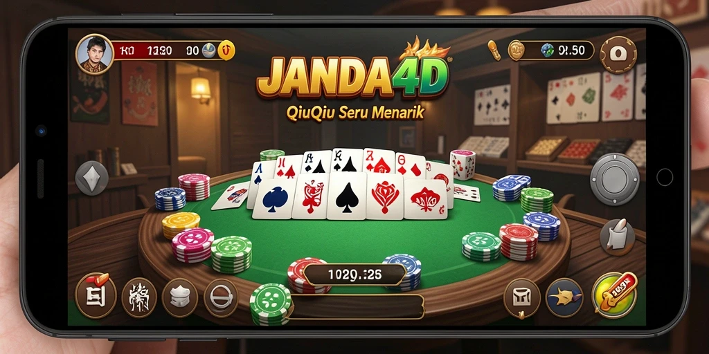 Screenshot JANDA4D menampilkan keseruan gameplay QiuQiu.