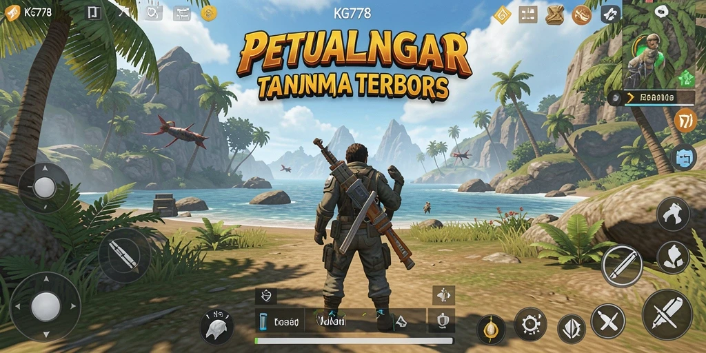 Tangkapan layar dari petualangan seru di dunia Open World KG778.